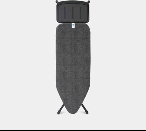 Brabantia 124x45cm (c) Buhar Kazanı Standlı Denım Black Desenli Ütü Masası - Ssuh