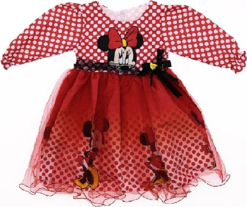 Mini Mouse Kız Çocuk Tüllü Elbise