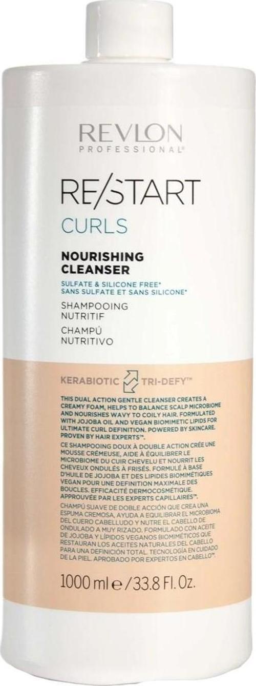 Restart Curls Dalgalı Kıvrcık Saçlar İçin Besleyici Şampuan 1000 ml