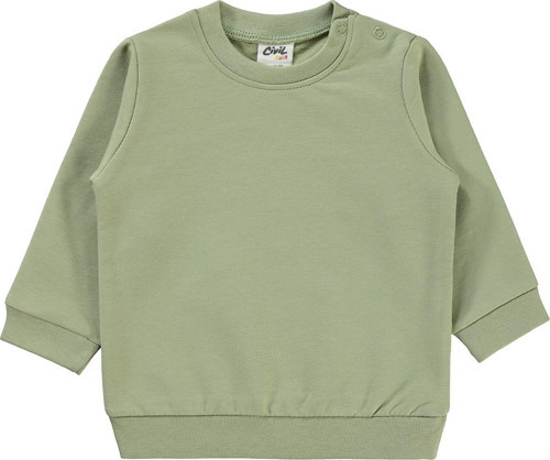 Bebek Sweatshirt 6-18 Ay Çağla Yeşili