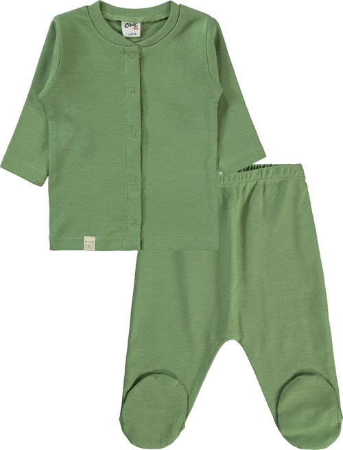 Bebek Pijama Takımı 1-6 Ay Çağla Yeşili