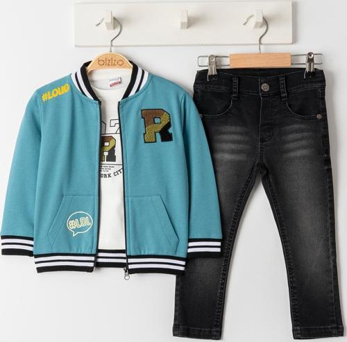 Erkek Bebek 3'lü Takım 9-24 Ay Mavi