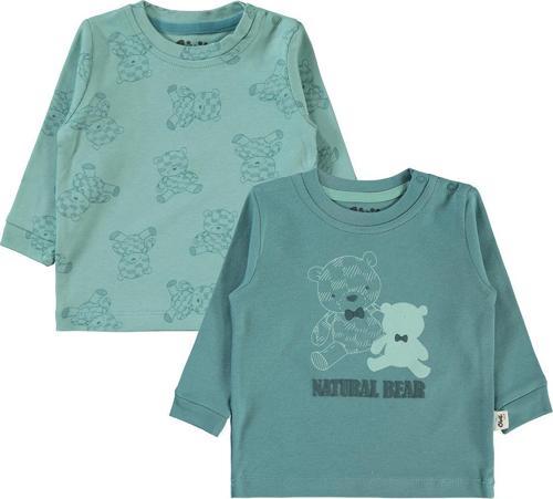 Erkek Bebek 2'li Sweatshirt 6-18 Ay Petrol