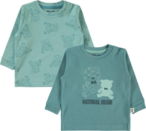 Erkek Bebek 2'li Sweatshirt 6-18 Ay Petrol