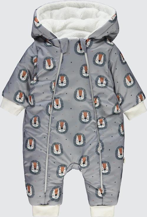 Erkek Bebek Astronot Tulum 6-18 Ay Gri
