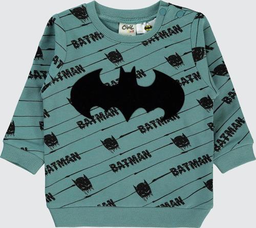 Erkek Bebek Sweatshirt 6-18 Ay Pastel Yeşil