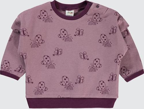 Civil aby Kız Bebek Sweatshirt 6-18 Ay Leylak Lila