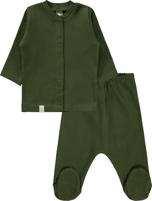 Bebek Pijama Takımı 1-6 Ay Haki