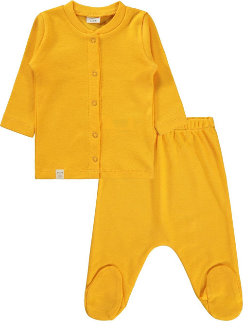 Bebek Pijama Takımı 1-6 Ay Hardal