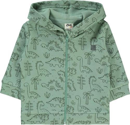 Erkek Bebek Hırka 6-18 Ay Soft Haki