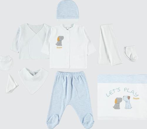 Erkek Bebek 10'lu Zıbın Takımı 0-1 Ay Mavimelanj