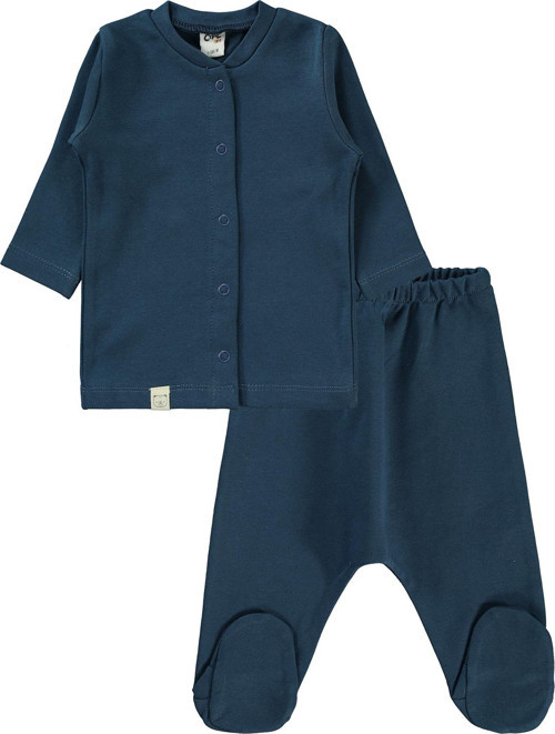 Bebek Pijama Takımı 1-6 Ay Lacivert