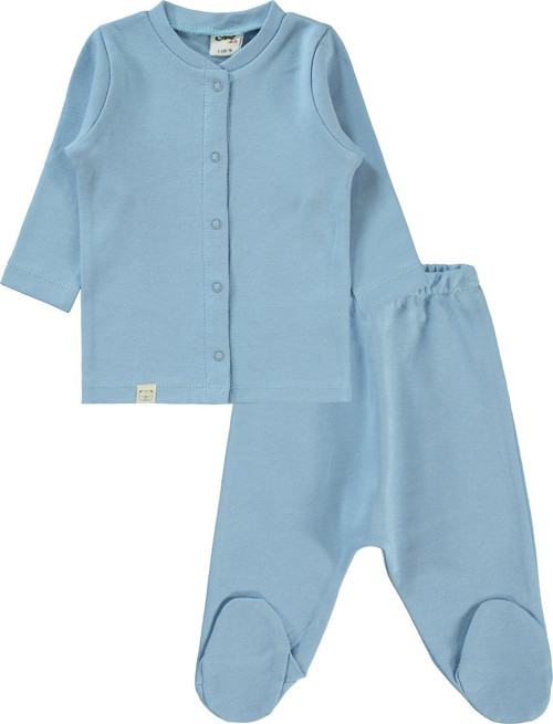 Bebek Pijama Takımı 1-6 Ay Mavi