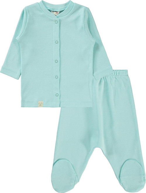 Bebek Pijama Takımı 1-6 Ay Mint