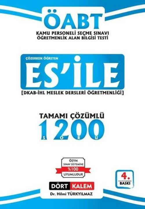 Esile Öabt Tamamı Çözümlü Soru Bankası - DKAB - İHL Meslek Dersleri Öğretmenliği