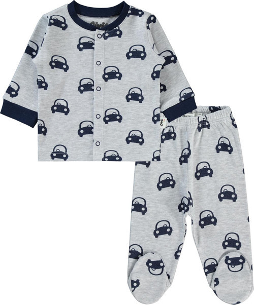 Civil Baby Erkek Bebek Pijama Takımı 1-6 Ay Karmelanj