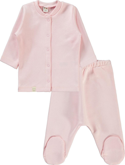 Bebek Pijama Takımı 1-6 Ay Pembe