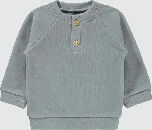 Erkek Bebek Sweatshirt 6-18 Ay Gri