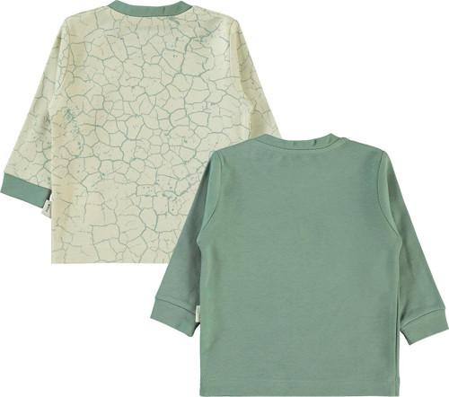 Erkek Bebek 2'li Sweatshirt 6-18 Ay Çağla Yeşili