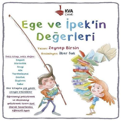 Ege ve İpek'in Değerleri - 8 Kitap Takım Kutulu