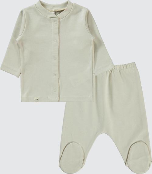 Erkek Bebek Pijama Takımı 1-6 Ay Taş