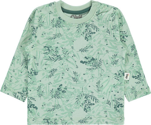 Erkek Bebek Sweatshirt 6-18 Ay Haki
