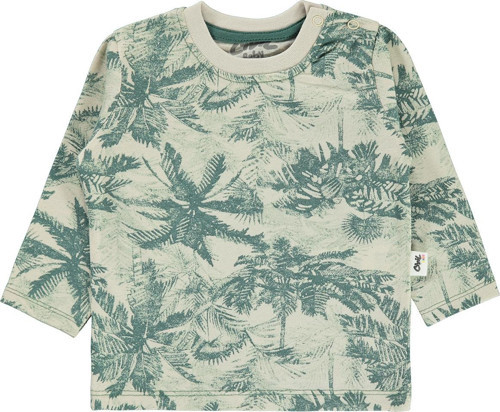 Erkek Bebek Sweatshirt 6-18 Ay Haki