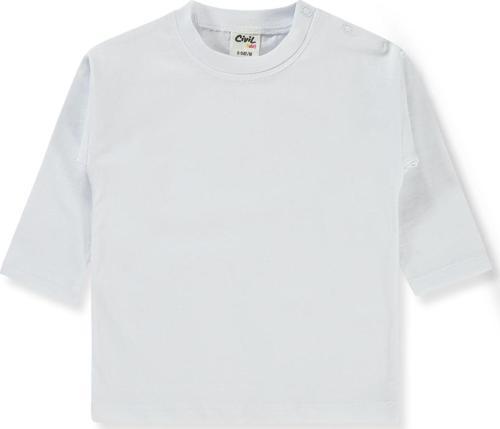 Erkek Bebek Sweatshirt 6-18 Ay Beyaz