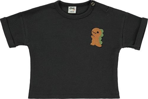 Erkek Bebek Tişört 6-18 Ay Antrasit