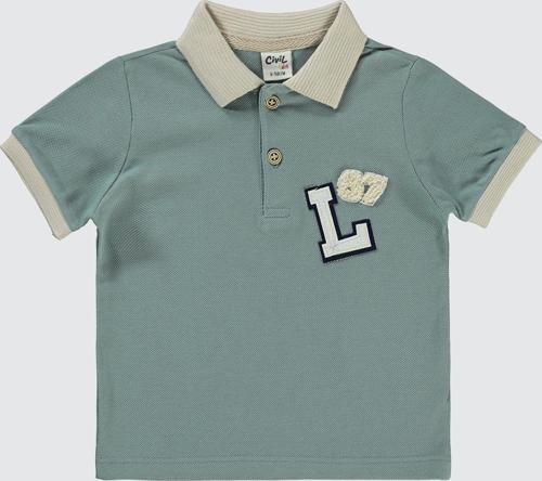 Erkek Bebek Tişört 6-18 Ay Mavi