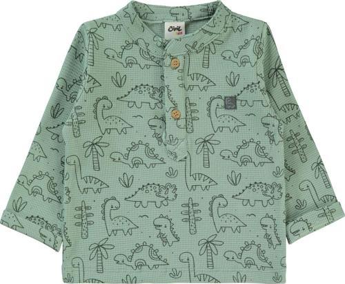 Erkek Bebek Sweatshirt 6-18 Ay Soft Haki