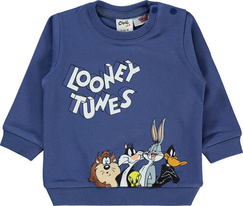 Civil Baby Erkek Bebek Sweatshirt 6-18 Ay İndigo