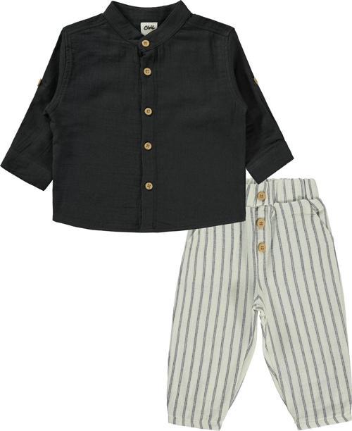 Erkek Bebek Takım 6-18 Ay Siyah