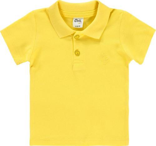 Erkek Bebek Tişört 6-18 Ay Sarı