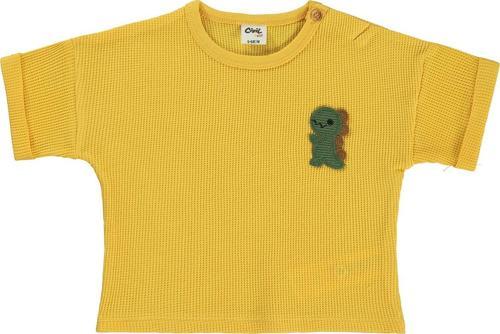 Erkek Bebek Tişört 6-18 Ay Soft Sarı