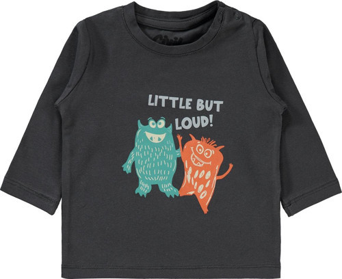 Erkek Bebek Sweatshirt 6-18 Ay Füme