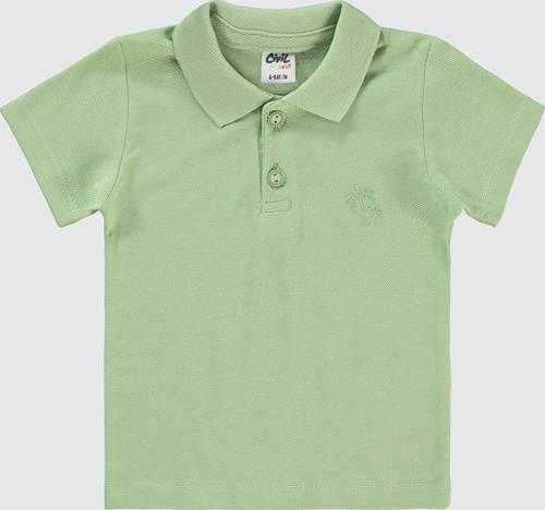 Erkek Bebek Tişört 6-18 Ay Soft Yeşil