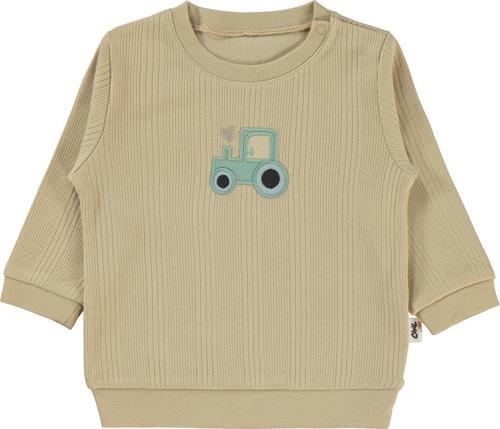 Erkek Bebek Sweatshirt 6-18 Ay Sütlükahve