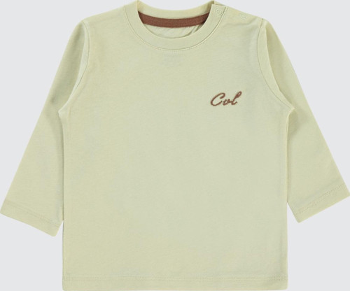 Erkek Bebek Sweatshirt 6-18 Ay Taş Rengi
