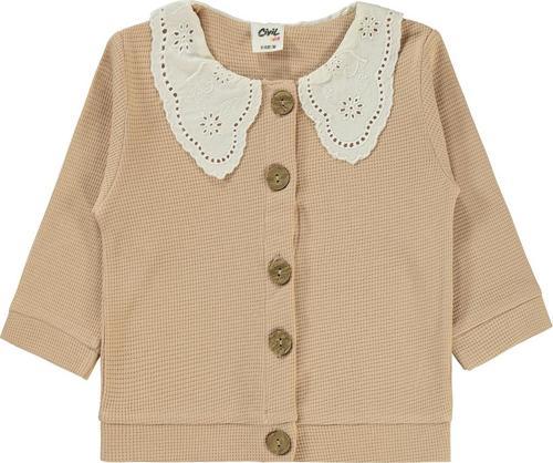 Kız Bebek Hırka 6-18 Ay Bej