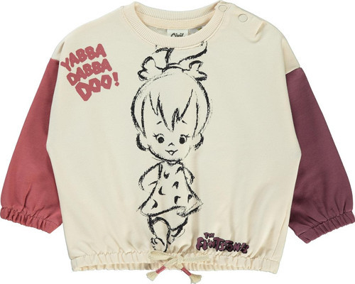 Kız Bebek Sweatshirt 6-18 Ay Fil Dişi