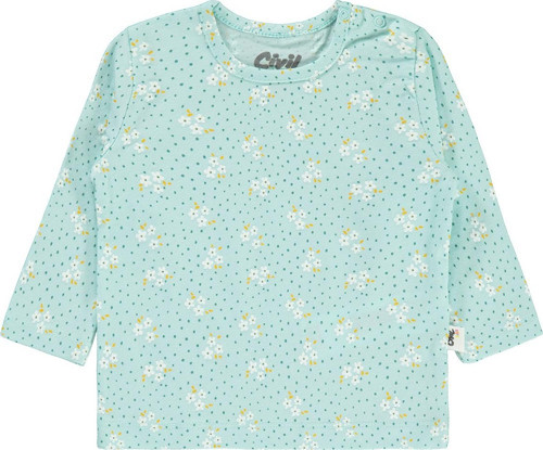 Kız Bebek Sweatshirt 6-18 Ay Mint Yeşili