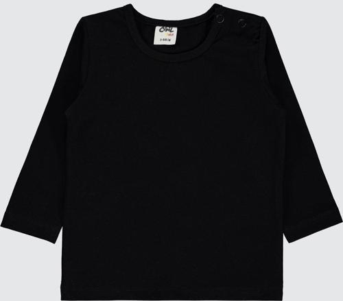 Kız Bebek Sweatshirt 6-18 Ay Siyah