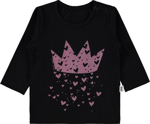 Kız Bebek Sweatshirt 6-18 Ay Siyah