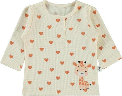 Kız Bebek Sweastshirt 6-18 Ay Fil Dişi