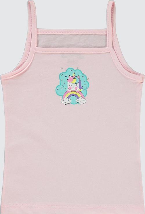 Kız Bebek Atlet 9-18 Ay  Pembe