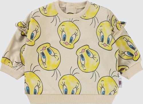 Civil Baby Kız Bebek Sweatshirt 6-18 Ay Taş Rengi