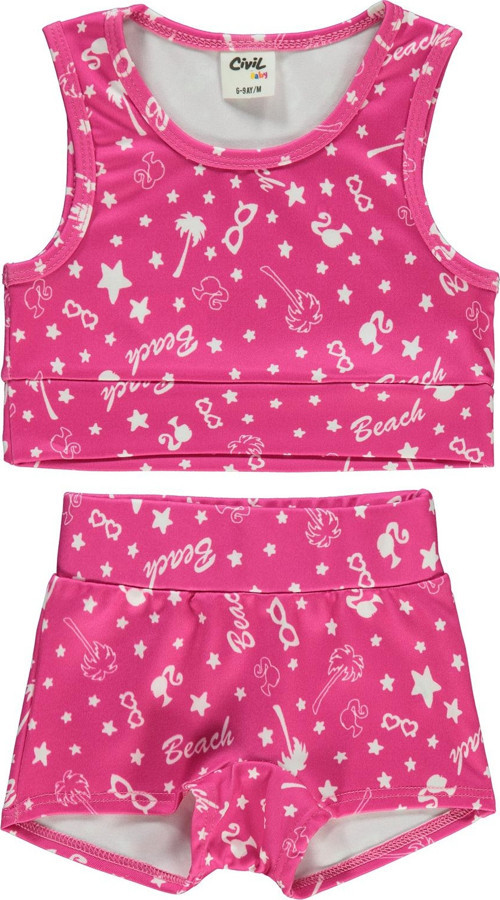 Kız Bebek Mayo 6-18 Ay Pembe