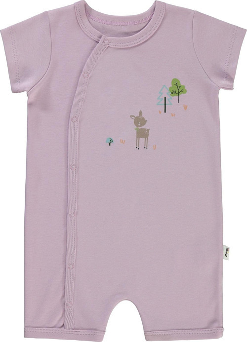 Kız Bebek Patiksiz Tulum 6-18 Ay Lila
