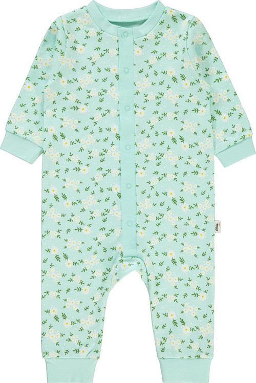 Kız Bebek Patiksiz Tulum 6-18 Ay Mint